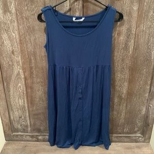 Small Navy Labor/Nursing Gown